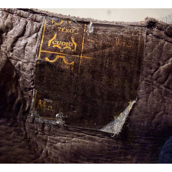 Boutique Italian Leather  Square Toe Dress Shoes-Gilded Gold Leaf & Marble Wash main image 8